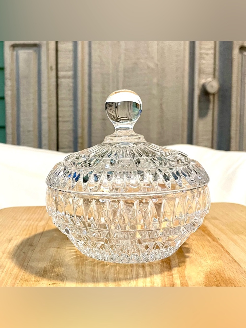 *VINTAGE” Lead Crystal D’Adriana European Collection - Candy/Trinket Dish